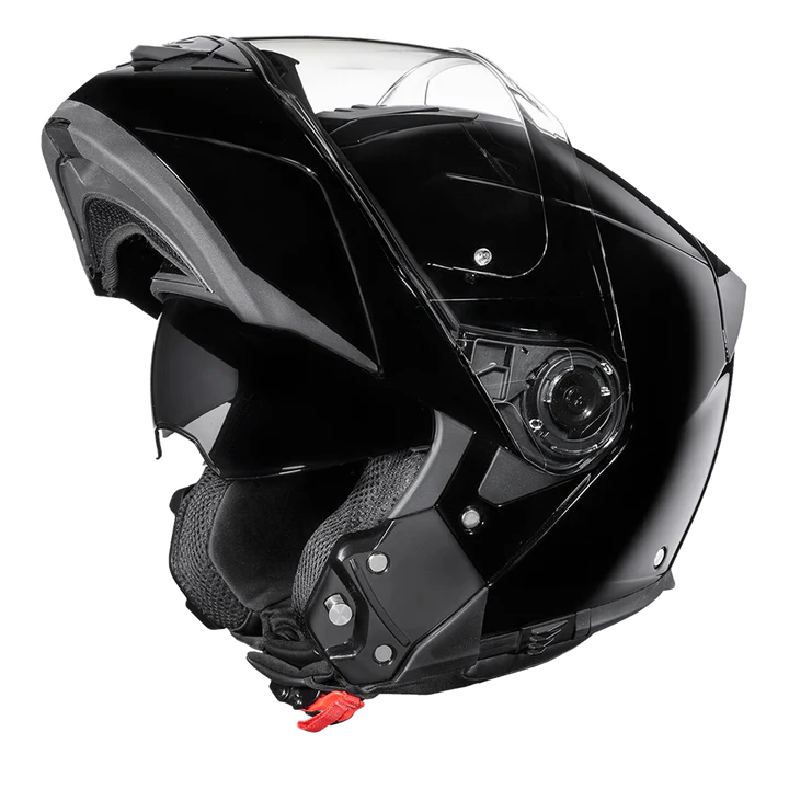 Daytona Glide Modular DOT Approved Bluetooth - Hi-Gloss Black Helmet