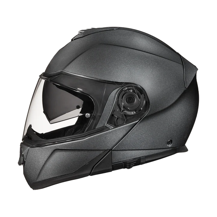 Daytona Glide Modular Bluetooth Ready Grey Metallic Helmet