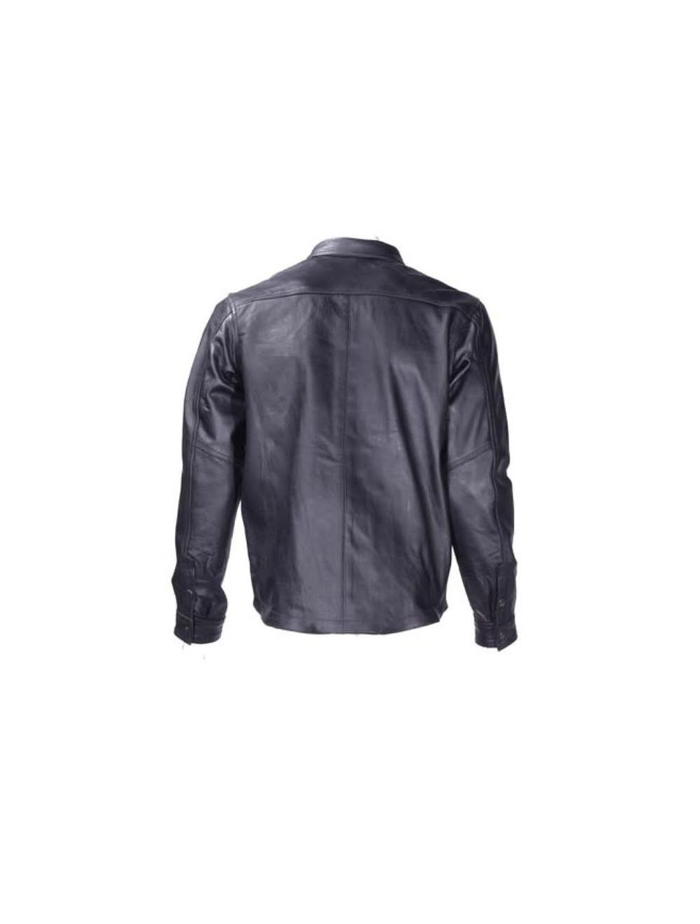 Durable Men's Lightweight Leather Shirts for Summer Riding