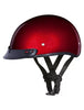 DOT Approved Daytona Skull Cap Half Shell Motorcycle Helmet - Beanie Style for Motorcycles, Cruisers, Scooters, and Mopeds